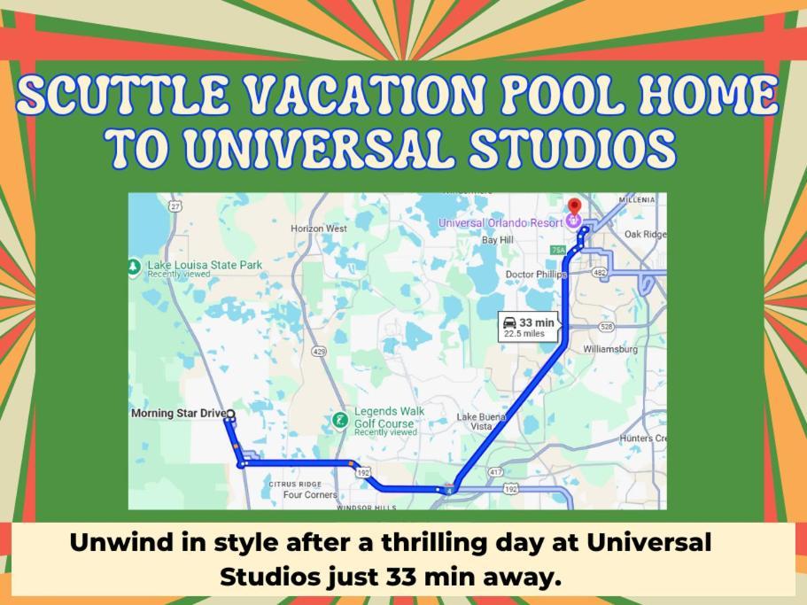 Scuttle Vacation Pool Home Wspa Orlando Exteriér fotografie