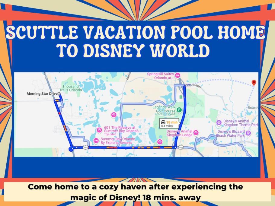 Scuttle Vacation Pool Home Wspa Orlando Exteriér fotografie