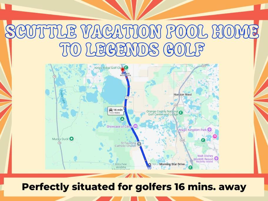 Scuttle Vacation Pool Home Wspa Orlando Exteriér fotografie